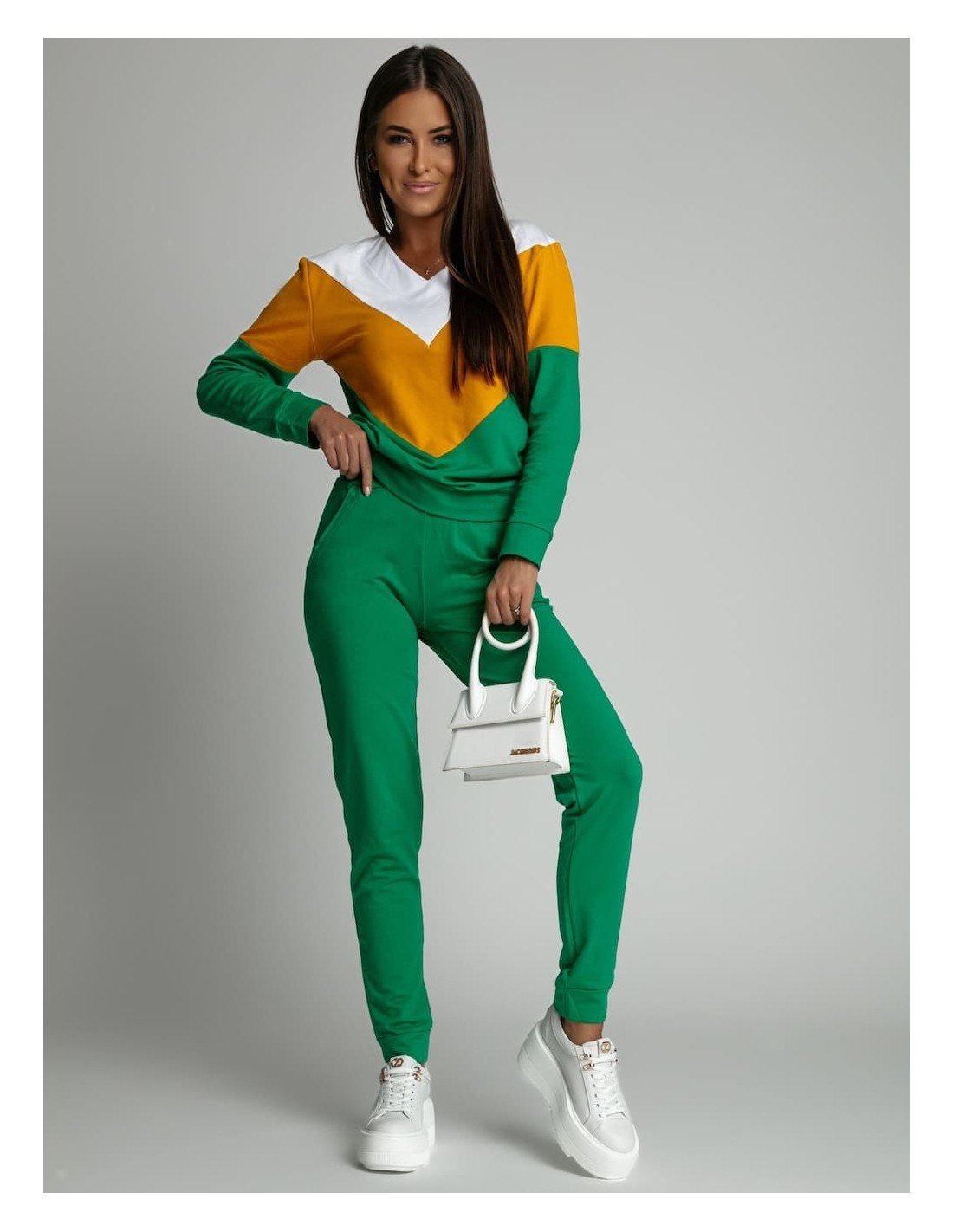 Women\'s green tracksuit set FI581 - Online store - Boutique